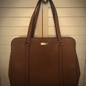 Brown leather Kate spade